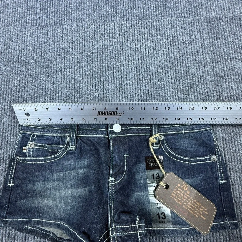 Zana Di Jeans Womens Dark Wash Denim Shorts JS2964S4 Size 13 NWT